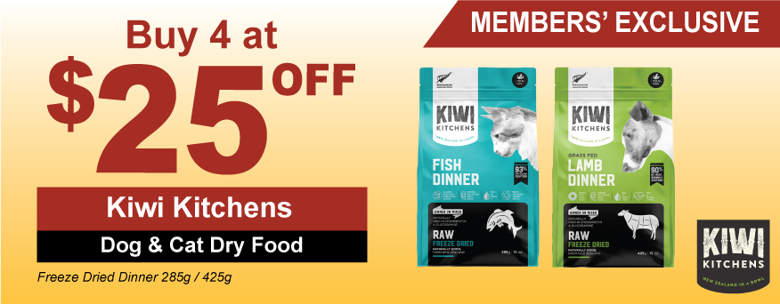 Kiwi Kitchens Dog & Cat Dry Food Promo